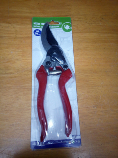 Nůžky dvousečné 210 mm ( červené  robustní )