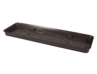 Podmiska pod truhlík VERBENA plastová hnědá 50cm