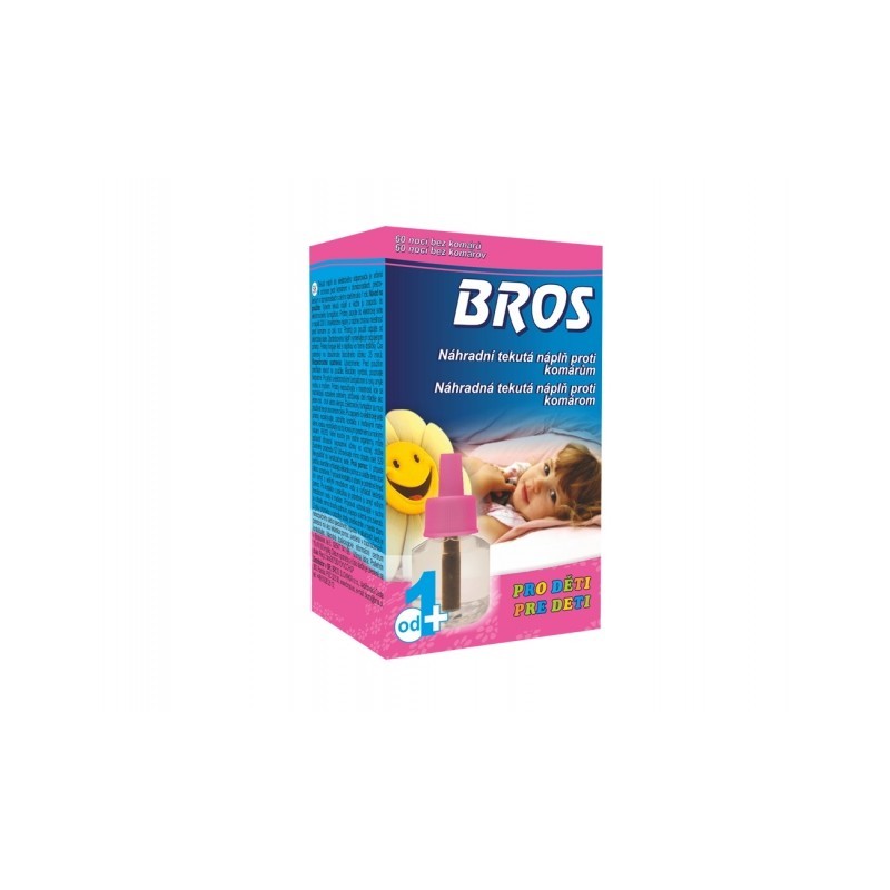 Náplň BROS do odpařovače pro děti proti komárům 60 nocí