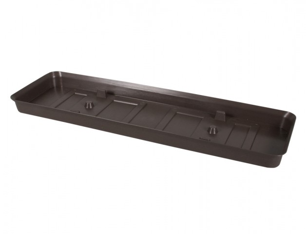 Podmiska pod truhlík VERBENA plastová hnědá 50cm